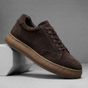 Sneakers Marron Daim - Tres Confortable