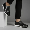 Sneakers Noir de Luxe en Cuir  - Tres Confortable